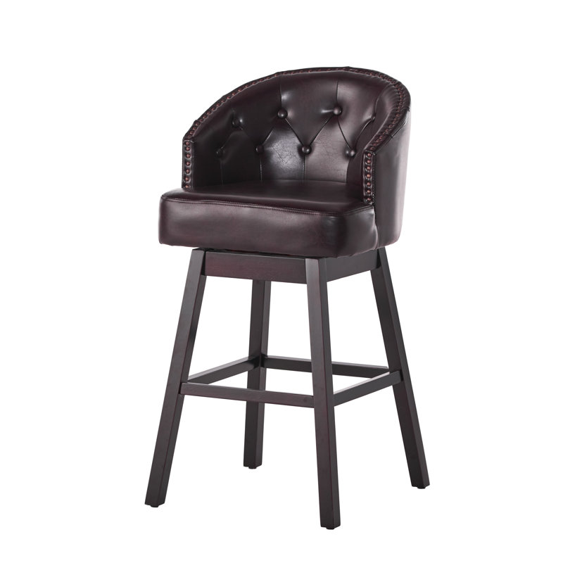 Alcott Hill® Farmington Swivel 30.25" Bar Stool & Reviews Wayfair